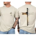 thumbnail image 4 of God So Loved the World 2 Sides T-Shirt, Christian Cross Graphic Tee with John 3:16 Bible Verse, Faith-Based Religious Shirt for Men and Women, 4 of 7