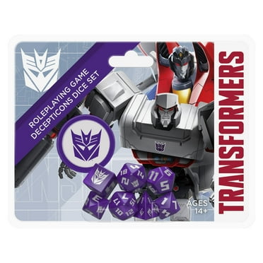 Transformers RPG Decepticon Dice Set for the Essence20 Roleplaying System, 8 Pieces