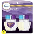 thumbnail image 1 of Febrezee Plug In Refills New Luxe Limited Edition Plug In for Odor-Fighting Fade Defy PLUG Air Freshener, (2) Count of 0.87 fl oz Refills (Mountain), 1 of 1