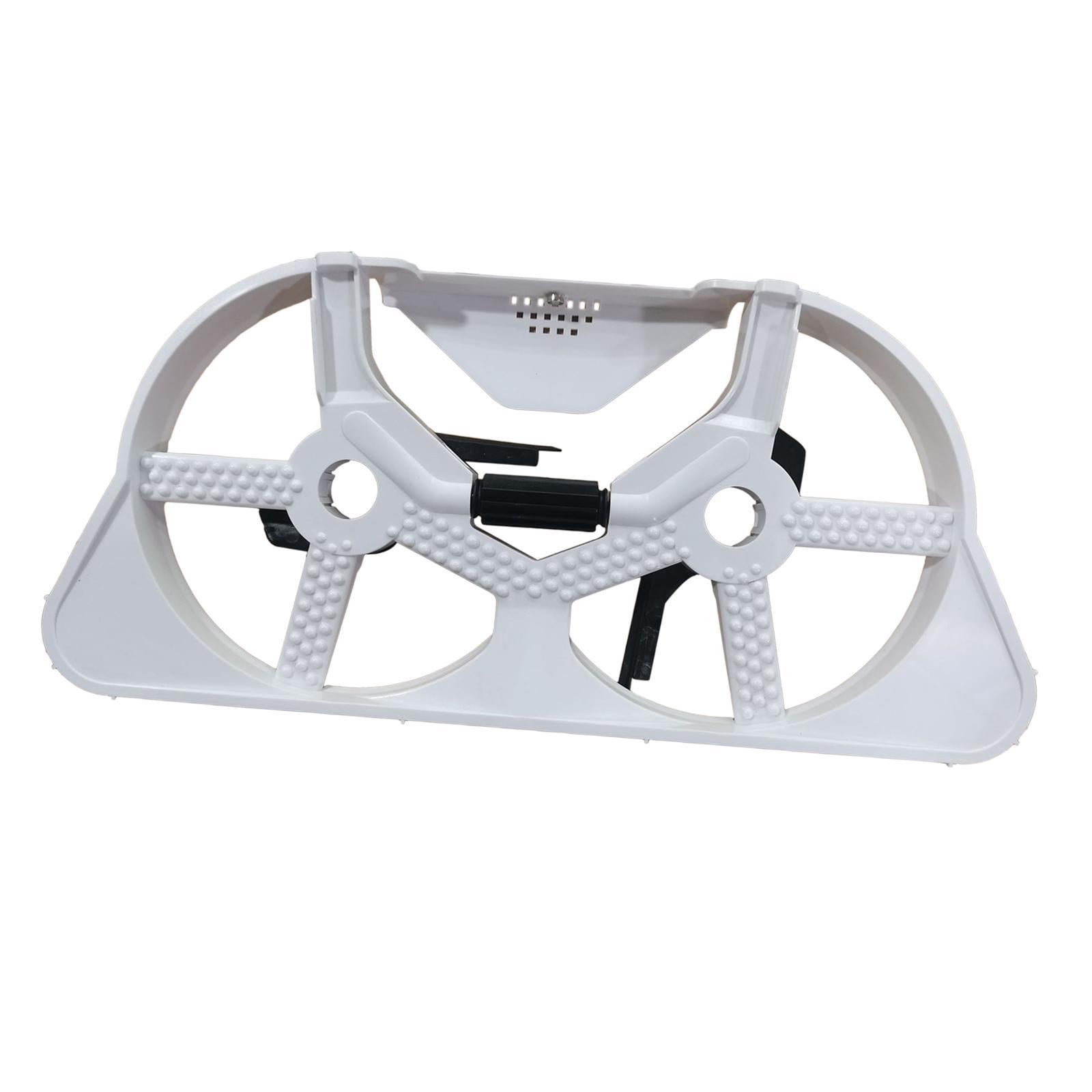 Fiocias Robot Vacuum Cleaning Tray Lightweight Easy to Install Sweeping Robot Attachment White A