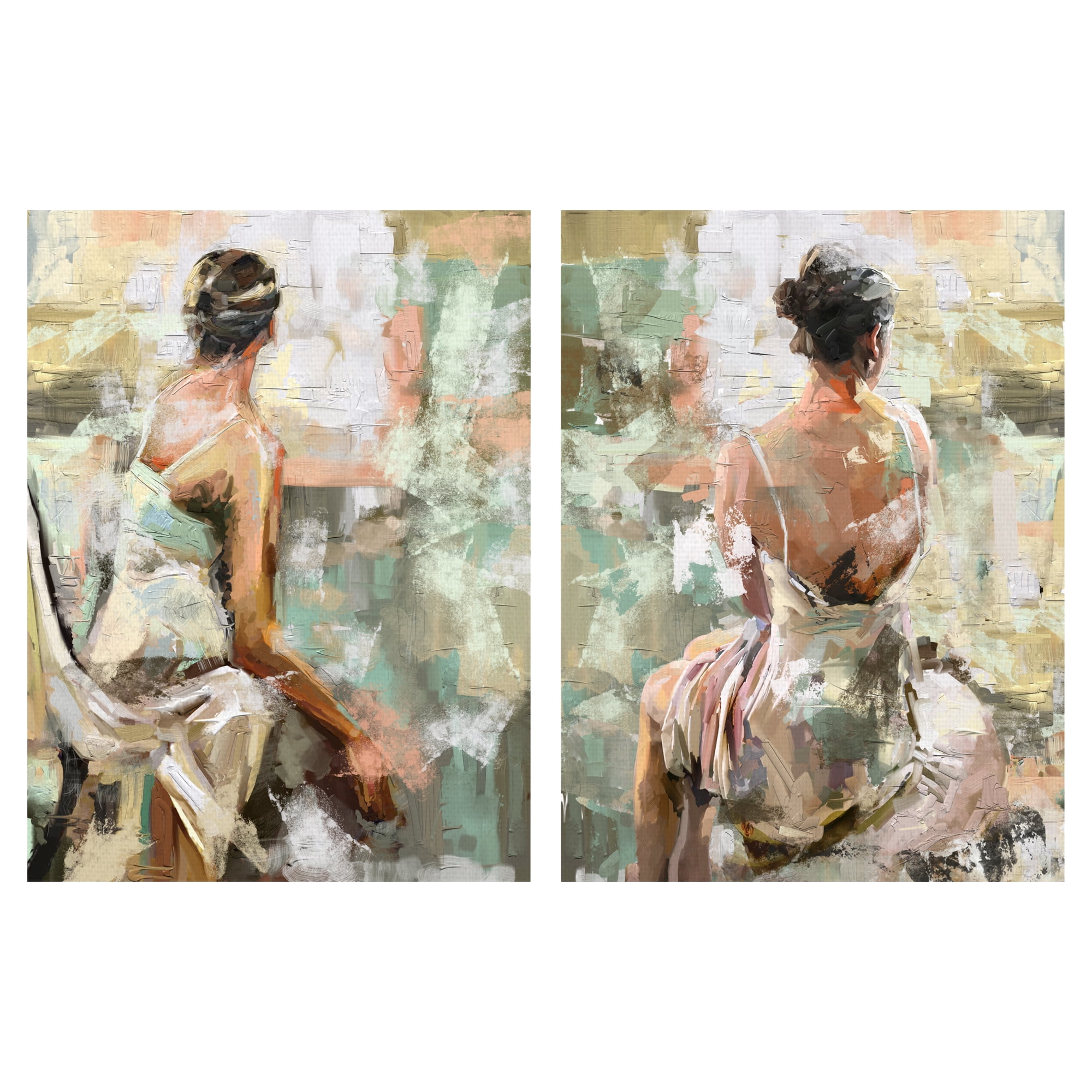 Intuition I, II by Studio Arts Canvas Art Set of II