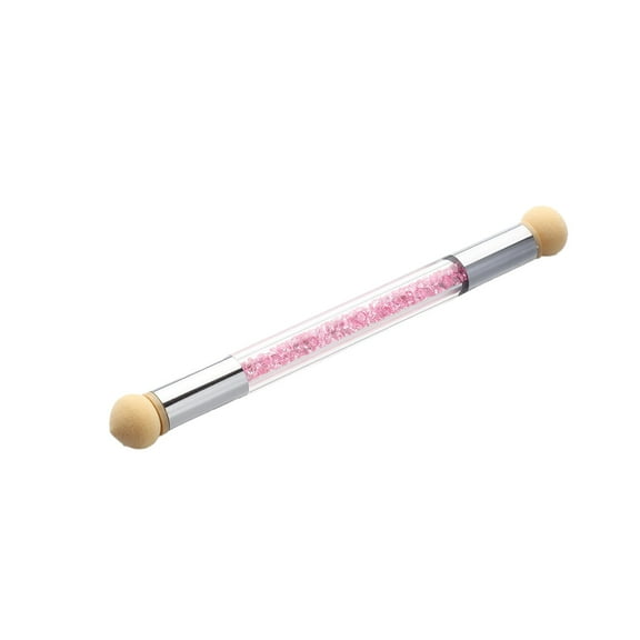 Sponge Ombre Brush, Pink - Dual Pointed Sponge Nail Art Tool, Nail Pen Easter Mother'S Day Jia Pian