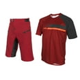 thumbnail image 1 of Oneal Pin It Red Cycling Jersey and Short Combo Bicycle Gear Set, 1 of 6