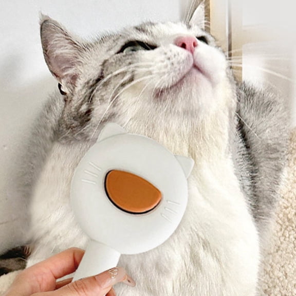 Pet Comb Stainless Steel Pin Massage Brush for Cats and Dogs Detangling Shedding Hair Removal Grooming Tool Deshedding Styling Comb