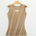 thumbnail image 5 of Women Thermal Tank Tops, Scoop Neck Fleece Camisole Sleeveless Underwear Warm Base Layer, 5 of 5