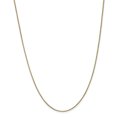 thumbnail image 1 of 14k Yellow Gold 1mm Box Chain Necklace Pendant Charm, 1 of 9