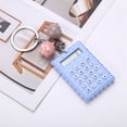 thumbnail image 1 of Portable Candy Color Keychain Calculator with Soft Silicone Buttons, 8 Bit Display for General Calculations, Ideal Present for Colleagues,  Families, Friends Etc, 1 of 7