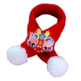 thumbnail image 3 of Bufanda de año Nuevo para mascotas, bufanda tejida, ropa para mascotas, suministros para mascotas, calentador de cuello cálido para gatos domésticos, Continuar Yinane Pañuelo de año nuevo, 3 of 8