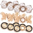 thumbnail image 1 of SHISUYAN 9Pcs Buttons for Jeans Dress Jean Tightening Buttons Alloy Jean Buttons Decorative Waist Buttons, 1 of 9