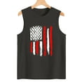 thumbnail image 6 of Anbech 4th of July Women's Tank Tops Graphic USA Flag Sleeveless Tees Summer Casual Cami Shirts, 6 of 7