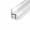 3/8" H Type, variant on Frameless Shower Door Side Seal Strip For 1/2" H Type 78 Inch Long Polycarbonate H-jamb