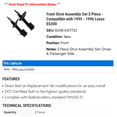 thumbnail image 2 of Front Strut Assembly Set 2 Piece - Compatible with 1995 - 1996 ES300, 2 of 2