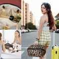 thumbnail image 5 of Bolsa de viaje cosmética para mujer, bolsa de cosméticos de gran capacidad con estampado de leopardo, abre bolsas de maquillaje planas, 5 of 5