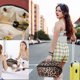 thumbnail image 5 of Bolsa de viaje para cosméticos para mujer, bolsa de cosméticos de gran capacidad con estampado de leopardo, bolsas de maquillaje planas que se abren, 5 of 5