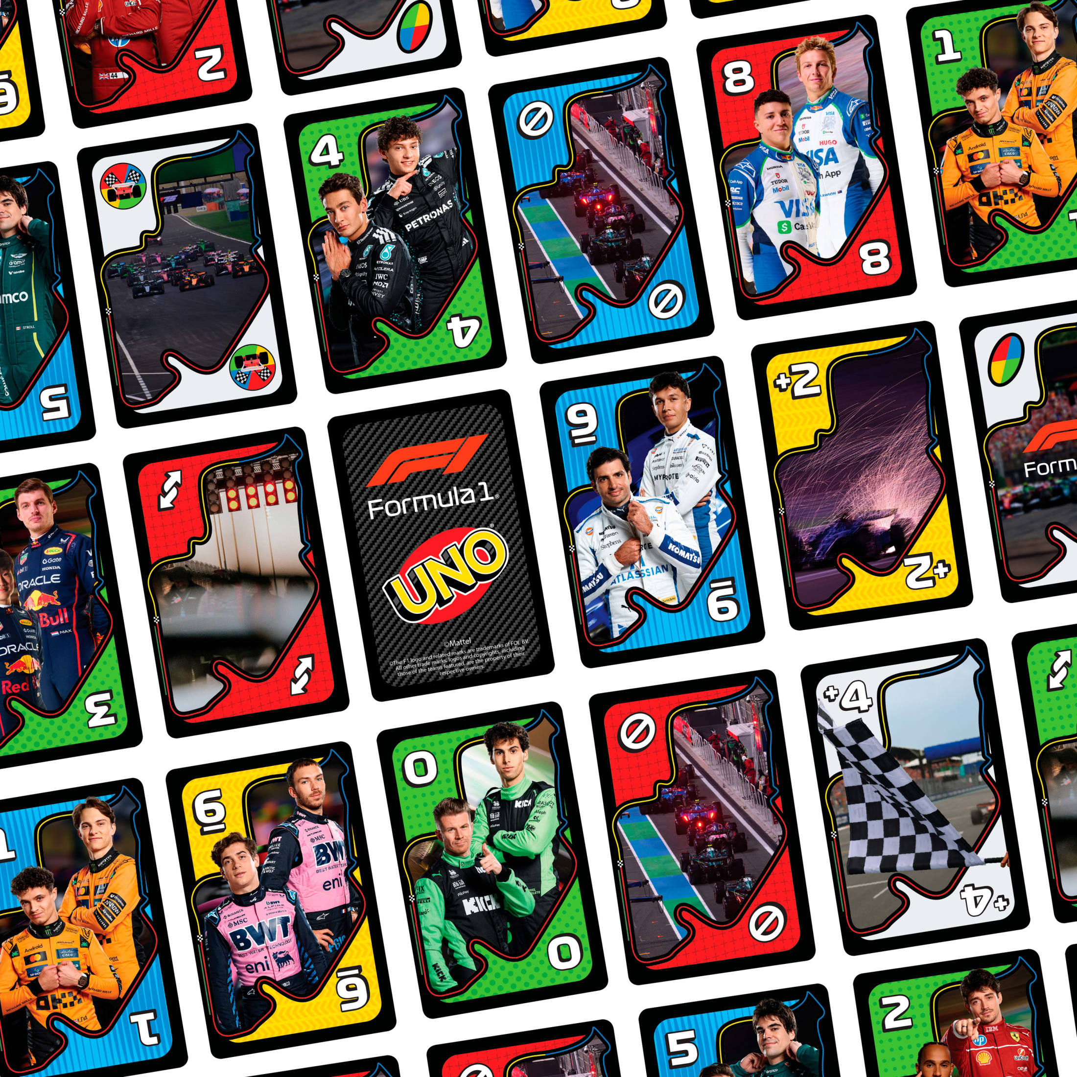 UNO F1 Card Game with Overtake Rule photo 3