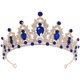 thumbnail image 1 of KAKOWELY Tiara nupcial de cristal, corona, tiara, tocado de boda, diadema de cumpleaños, accesorio para el cabello, 1 of 4