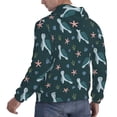 thumbnail image 6 of Lsque Cute Turtle Pattern Casual Men's Hoodie,Hooded Sweatshirt with Kangaroo Pocket,Pullover Hoodie-3X-Large, 6 of 7