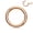 Rose Gold, variant on Steel Hinged Clicker Segment Septum Lip Nose Hoop Ring Helix Daith Cartilage