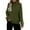 Green, variant on KDFJPTH Women Solid Color Long Sleeve Cowl Neck Pullover Sweater