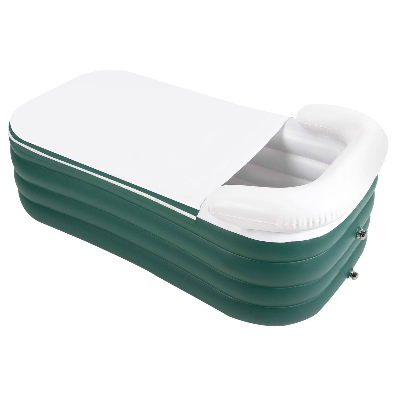 4-Layer Inflatable Bathtub with Electric Air Pump - Portable PVC Spa Bath for Home & Outdoor Use, Fits Adults Up to 6ft