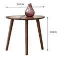 thumbnail image 4 of Hassch Nesting Coffee Table，Modern Furniture Decor Side End Table for Living Room, Office, Balcony, Easy Assembly, Walnut, 4 of 10
