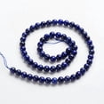 thumbnail image 2 of 1strand Round Dyed & Natural Lazuli Gemstone Bead Strands Dyed 6mm Hole: 1mm about 57~60pcs/strand 15 inch, 2 of 2
