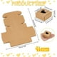 thumbnail image 2 of 30 cajas de regalo de papel kraft con forma de corazón, cajas plegables para galletas con temática de amor, cajas visibles para postres, jabones y otros artículos., 2 of 6