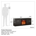 thumbnail image 3 of Ameriwood Home Bartow Electric Fireplace TV Stand, Espresso, 3 of 9