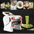 thumbnail image 4 of 110V 240mm Electric Pasta Press Maker Automatic Noodles Machine Dumpling Skin Maker +3/9mm Wide Noodle Cutter +2mm/6mm Noodle Cutter, 4 of 10