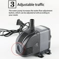thumbnail image 3 of jesticaly Aquarium Pump Water Submersible Filter Pond Aquatic Cleaning Adjustable, 3 of 6