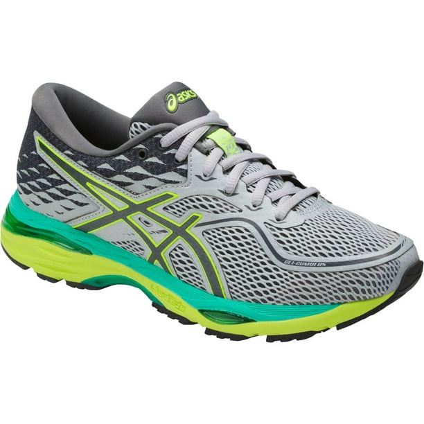 cage snow county Women's Asics GEL-Cumulus 19 Running Shoe Mid Grey/Carbon/Safety Yellow -  Walmart.com