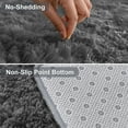 thumbnail image 3 of Cshidworld Ultra Soft Rug for Living Room, 5X8 Fluffy Shag Area Rug for Bedroom, Modern Shaggy Carpets Fuzzy Rug for Teens Dorm Bedside Home Decor Aesthetic, Heavy Duty Non Slip, Dark Gray, 3 of 7