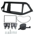 thumbnail image 2 of CD Panel Fascia, Stylish  Frame Simple Installation Durable ABS  Replacement For  Picanto Morning 2011 For Car, 2 of 8