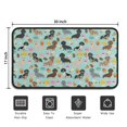 thumbnail image 5 of Dachshund Dog and Pizza Door Rugs,Washable Non Slip Door Mats Indoor,Decorative Door Mats,Entry Mat Indoor for Entrance,Bedroom,Kitchen,Bathroom,30"x17", 5 of 6