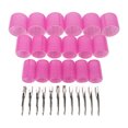 thumbnail image 2 of Rizadores De Pelo ANGGREK Rulos de Pelo Rosados Reutilizables, 2 of 8