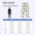 thumbnail image 4 of Gukieu Donut Sloth Print Men's Home Trousers, Elastic Drawstring Home Pajamas Clothing Suitable for Adult Men-XX-Large, 4 of 6