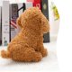 thumbnail image 4 of Muñeco de perro de algodón PP, juguete de peluche, perro de simulación amigable con la piel (marrón claro) Likrtyny juguetes de los niños, 4 of 4