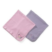 Baby Connection - Floral Thermal Cotton Receiving Blankets 2 Pack, for Girls