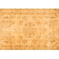 thumbnail image 1 of Ahgly Company Indoor Rectangle Abstract Orange Contemporary Area Rugs, 7' x 9', 1 of 1