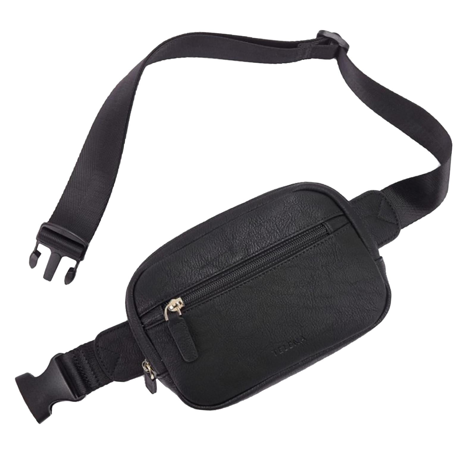 Segolike Belt Bag Handbag Everywhere Shoulder Purse Fashionable Tote Fanny Pack for Women Black