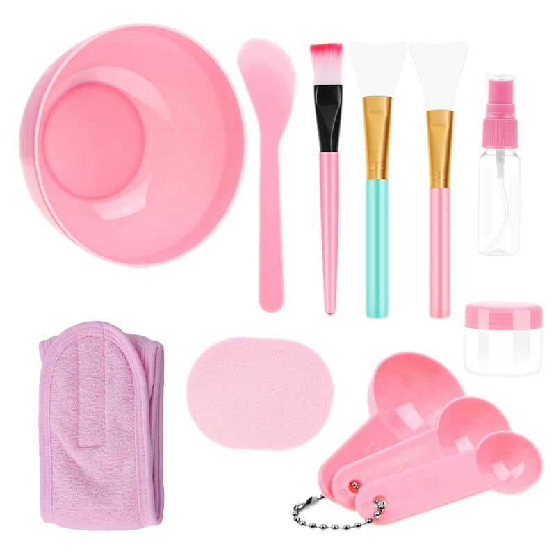 CIQKKGG 12 in 1 Face Mask Mixing Bowl Set DIY Facial Care Silicone Mask