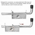 thumbnail image 3 of Unique Bargains Barrel Bolt Latch, 2 Pack 10x128mm - Stainless Steel Spring Loaded Gate Latch Pin for Door (Silver), 3 of 5