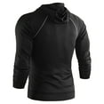 thumbnail image 4 of Ceisia Men Solid Color Sweatproof Breathable Long Gift Sleeve Casual Training Running Athletic Jacket Tops, 4 of 4