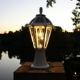 thumbnail image 2 of Polaris Solar Light with GS Solar Light Bulb - Wall/Pier/3" Fitter Mounts - White, 2 of 7