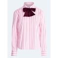 thumbnail image 6 of Free Assembly Women's Button Front Shirt with Satin Tie, Sizes XS-4X, 6 of 6