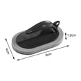 thumbnail image 3 of DOLITY Dish Scrub Brush Comfortable Handle Hanging Storage Kitchen Scrub Brush for Pans Black, 3 of 9