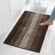 thumbnail image 4 of Tapete de entrada, alfombra absorbente para baño, tapete antideslizante para puerta, tapete absorbente de agua, para baño, ducha o inodoro, base de goma resistente, diseño plegable, material, 4 of 9