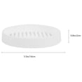 thumbnail image 4 of OULII 5Pcs Plastic Plant Saucer White Round Flower Pot Base Tray for Water Drainage, 4 of 8