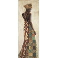 thumbnail image 2 of Leconte, Jacques 9x18 White Modern Wood Framed Museum Art Print Titled - Femme Africaine III, 2 of 4