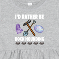 thumbnail image 4 of Inktastic Rock Hounding Rock Collector Girls Baby Dress, 4 of 5